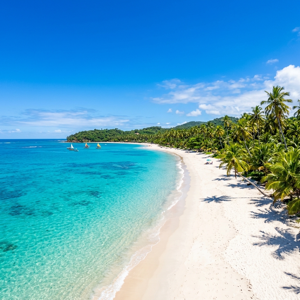 Praia tropical